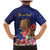 Personalised Tokelau Tropical Hibiscus Family Matching Mermaid Dress and Hawaiian Shirt With Polynesian Plumeria Tattoo