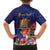 Personalised Tokelau Tropical Hibiscus Family Matching Puletasi and Hawaiian Shirt With Polynesian Plumeria Tattoo