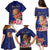 Personalised Tokelau Tropical Hibiscus Family Matching Puletasi and Hawaiian Shirt With Polynesian Plumeria Tattoo