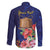 Personalised Tokelau Tropical Hibiscus Family Matching Puletasi and Hawaiian Shirt With Polynesian Plumeria Tattoo