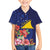 Personalised Tokelau Tropical Hibiscus Family Matching Puletasi and Hawaiian Shirt With Polynesian Plumeria Tattoo