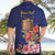 Personalised Tokelau Tropical Hibiscus Hawaiian Shirt With Polynesian Plumeria Tattoo