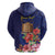 Personalised Tokelau Tropical Hibiscus Hoodie With Polynesian Plumeria Tattoo