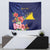 Personalised Tokelau Tropical Hibiscus Tapestry With Polynesian Plumeria Tattoo