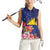 Personalised Tokelau Tropical Hibiscus Women Sleeveless Polo Shirt With Polynesian Plumeria Tattoo