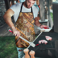 Hawaiian Style Tapa Apron Vintage Seamless Pattern LT9 - Polynesian Pride