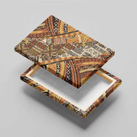 Hawaiian Style Tapa Canvas Wall Art Vintage Seamless Pattern LT9 - Polynesian Pride