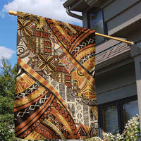 Hawaiian Style Tapa Garden Flag Vintage Seamless Pattern - Polynesian Pride