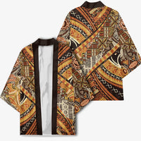 Hawaiian Style Tapa Kimono Vintage Seamless Pattern LT9 - Polynesian Pride