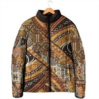 Hawaiian Style Tapa Padded Jacket Vintage Seamless Pattern LT9 - Polynesian Pride