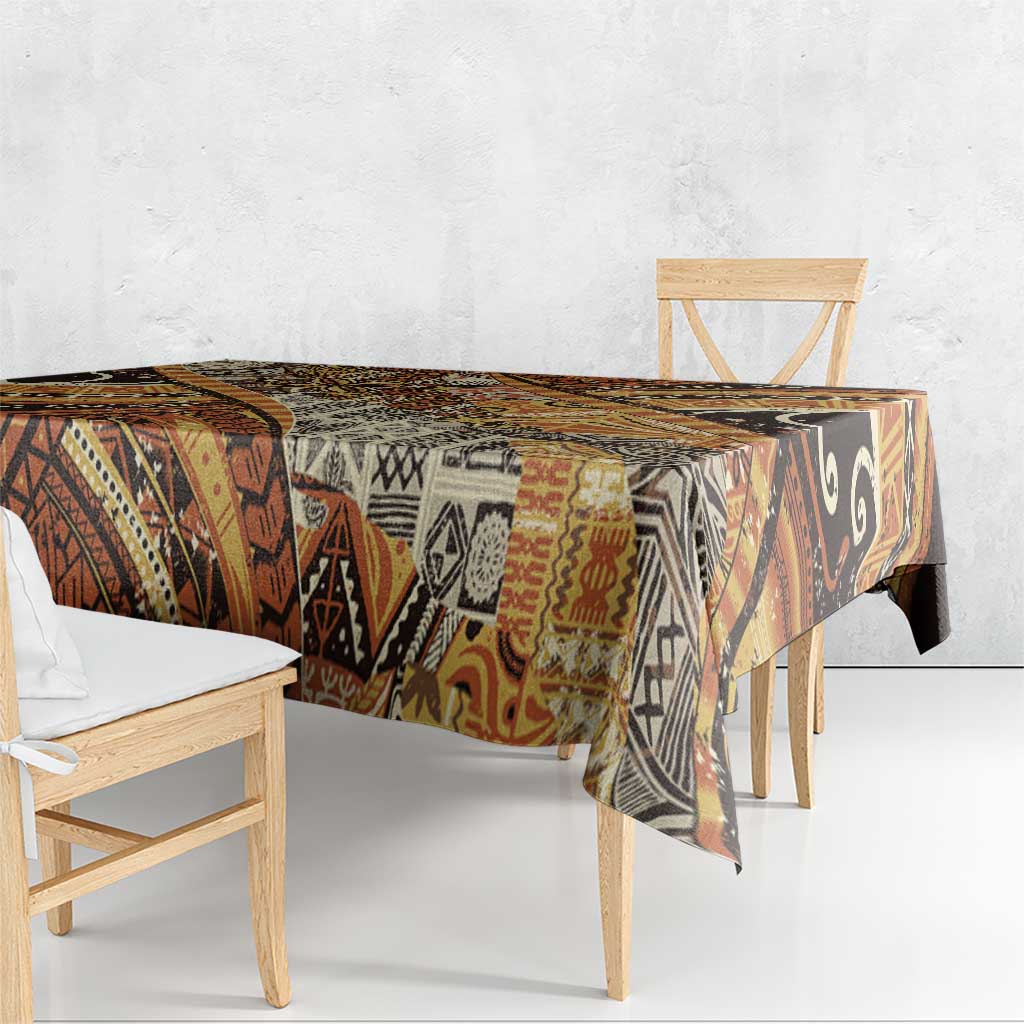 Hawaiian Style Tapa Tablecloth Vintage Seamless Pattern LT9 - Polynesian Pride