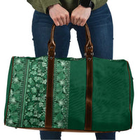 Hawaiian Tribal Elements Hibiscus Travel Bag Green Pattern - Polynesian Pride