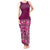 Hawaiian Tribal Elements Hibiscus Tank Maxi Dress Pink Pattern - Polynesian Pride