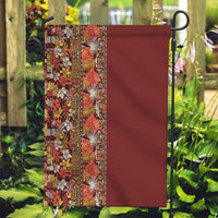 Hawaiian Tribal Elements Hibiscus Garden Flag Red Pattern - Polynesian Pride