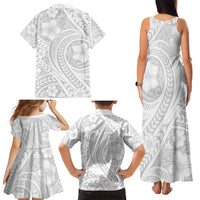 Lotu Tamaiti Samoan Polynesian Tribal Family Matching Tank Maxi Dress and Hawaiian Shirt - Polynesian Pride