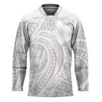 Lotu Tamaiti Samoan Polynesian Tribal Hockey Jersey LT9 Unisex White - Polynesian Pride