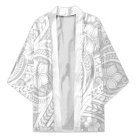 Lotu Tamaiti Samoan Polynesian Tribal Kimono LT9 Unisex White - Polynesian Pride