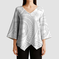 Lotu Tamaiti Samoan Polynesian Tribal Kimono Sleeve Blouse LT9 - Polynesian Pride