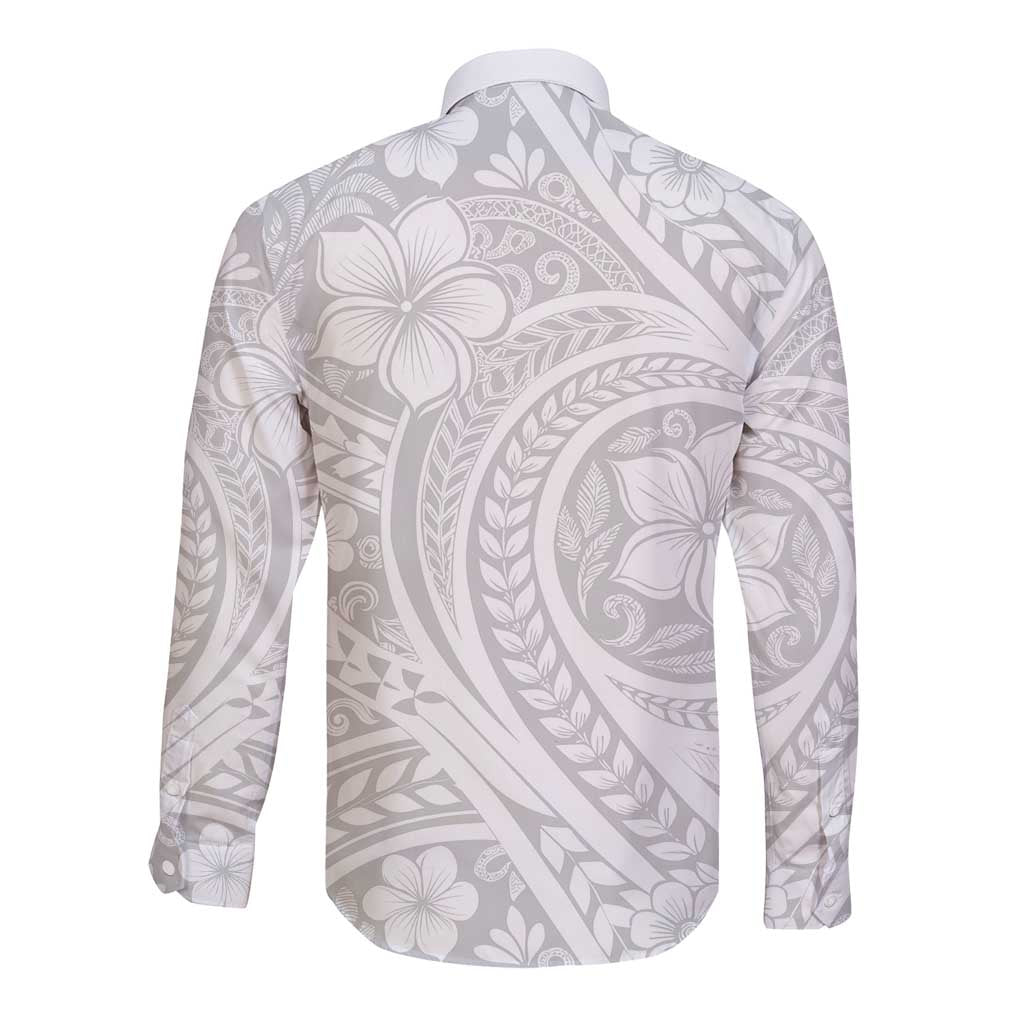Lotu Tamaiti Samoan Polynesian Tribal Long Sleeve Button Shirt LT9 - Polynesian Pride