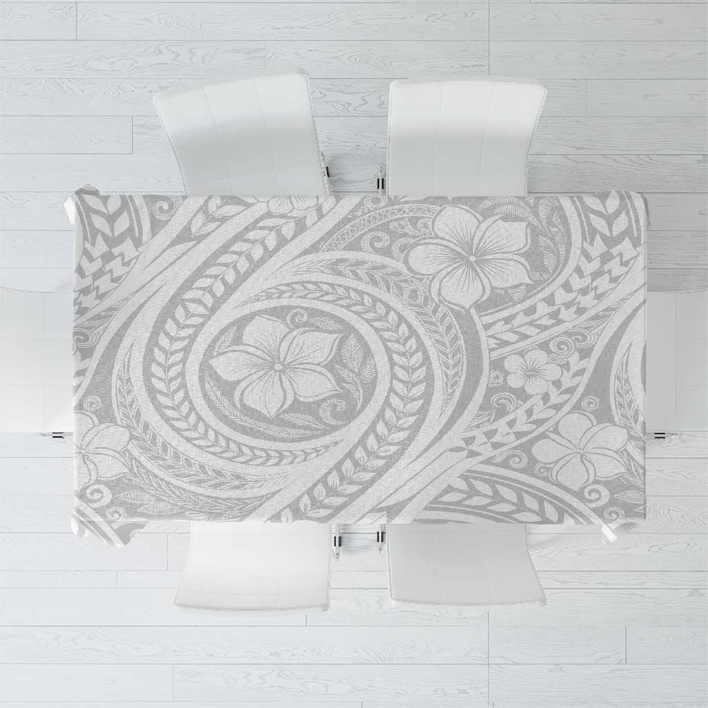 Lotu Tamaiti Samoan Polynesian Tribal Tablecloth LT9 White - Polynesian Pride