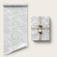 Lotu Tamaiti Samoan Polynesian Tribal Wrapping Paper LT9 58" × 23" White - Polynesian Pride
