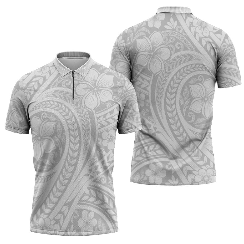 Lotu Tamaiti Samoan Polynesian Tribal Zipper Polo Shirt LT9 - Polynesian Pride