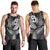 Polynesia Men Tank Top Whale Tale and Polynesian Sunset Plumeria Black LT9 - Polynesian Pride