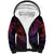 Polynesia Sherpa Hoodie Whale Tale and Polynesian Sunset Plumeria Pink LT9 Unisex Pink - Polynesian Pride