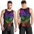 Polynesia Men Tank Top Whale Tale and Polynesian Sunset Plumeria Rainbow LT9 - Polynesian Pride