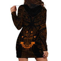 FSM Chuuk States Hoodie Dress Micronesia Vintage Polynesian Tribal Gold Version LT9 - Polynesian Pride