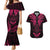 FSM Chuuk States Couples Matching Mermaid Dress and Hawaiian Shirt Micronesia Vintage Polynesian Tribal Pink Version LT9 Pink - Polynesian Pride