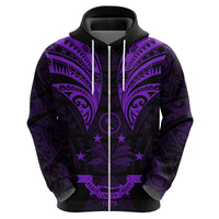 FSM Chuuk States Hoodie Micronesia Vintage Polynesian Tribal Purple Version LT9 - Polynesian Pride