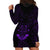 FSM Chuuk States Hoodie Dress Micronesia Vintage Polynesian Tribal Purple Version LT9 - Polynesian Pride