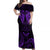 FSM Chuuk States Off Shoulder Maxi Dress Micronesia Vintage Polynesian Tribal Purple Version LT9 Women Purple - Polynesian Pride