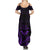 FSM Chuuk States Summer Maxi Dress Micronesia Vintage Polynesian Tribal Purple Version LT9 - Polynesian Pride