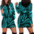 FSM Kosrae States Hoodie Dress Micronesia Vintage Polynesian Tribal Aqua Version LT9 - Polynesian Pride