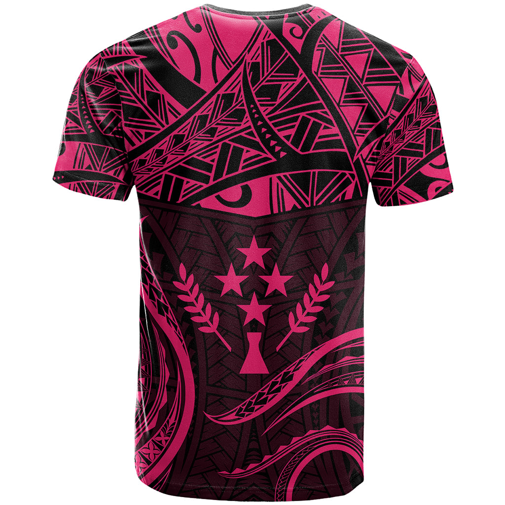 FSM Kosrae States T Shirt Micronesia Vintage Polynesian Tribal Pink Version LT9 - Polynesian Pride