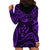 FSM Kosrae States Hoodie Dress Micronesia Vintage Polynesian Tribal Purple Version LT9 - Polynesian Pride