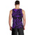 FSM Kosrae States Men Tank Top Micronesia Vintage Polynesian Tribal Purple Version LT9 - Polynesian Pride