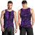 FSM Kosrae States Men Tank Top Micronesia Vintage Polynesian Tribal Purple Version LT9 - Polynesian Pride