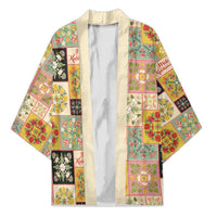 Mele Kalikimaka Hawaii Christmas Kimono Melemele Mama Seamless Floral Motif - Polynesian Pride
