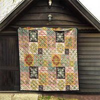 Mele Kalikimaka Hawaii Christmas Quilt Melemele Mama Seamless Floral Motif - Polynesian Pride