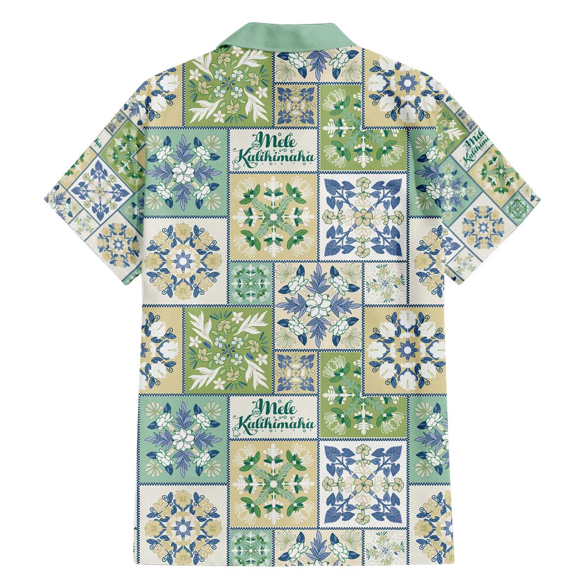 Mele Kalikimaka Hawaii Christmas Family Matching Off The Shoulder Long Sleeve Dress and Hawaiian Shirt Omaomao Seamless Floral Motif - Polynesian Pride