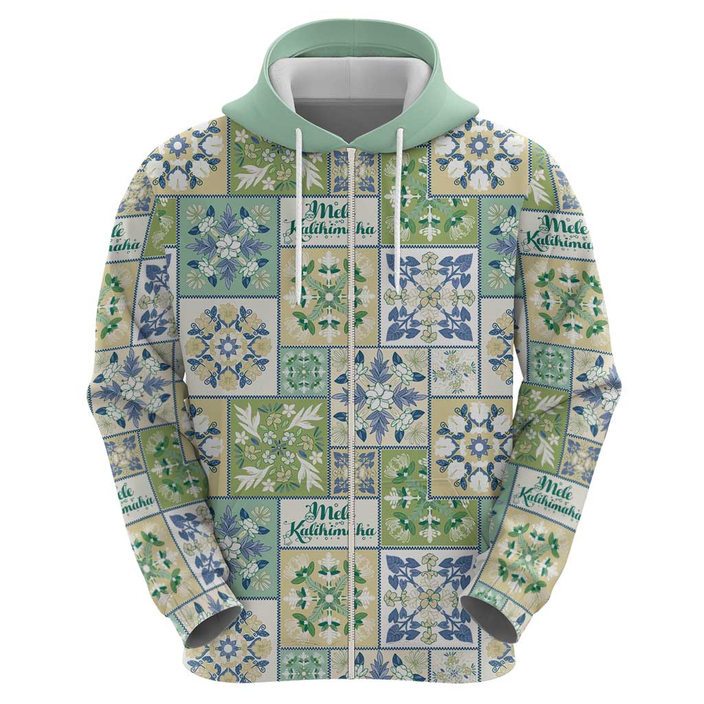 Mele Kalikimaka Hawaii Christmas Hoodie Omaomao Seamless Floral Motif - Polynesian Pride