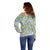 Mele Kalikimaka Hawaii Christmas Off Shoulder Sweater Omaomao Seamless Floral Motif - Polynesian Pride