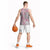 Mele Kalikimaka Hawaii Christmas Basketball Jersey Akala Seamless Floral Motif - Polynesian Pride