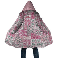 Mele Kalikimaka Hawaii Christmas Cloak Akala Seamless Floral Motif - Polynesian Pride