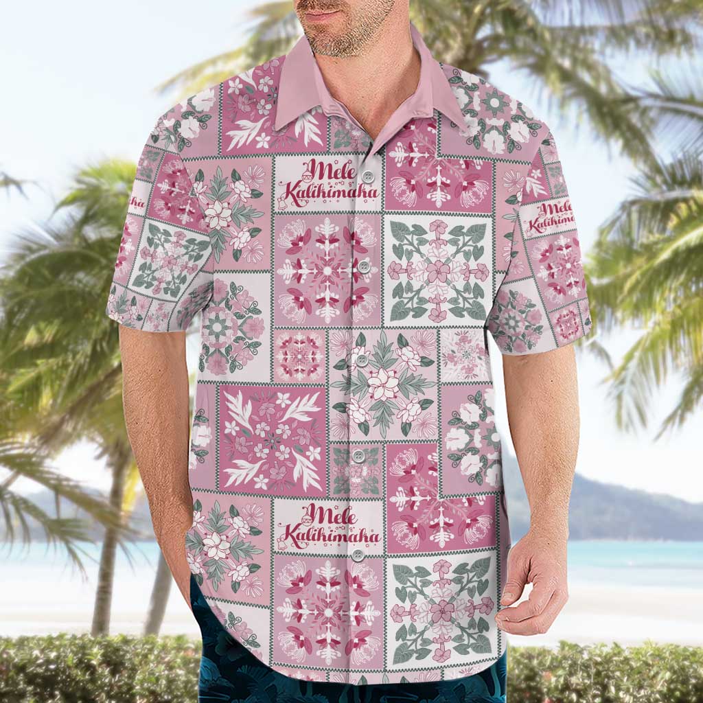 Mele Kalikimaka Hawaii Christmas Hawaiian Shirt Akala Seamless Floral Motif - Polynesian Pride
