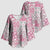 Mele Kalikimaka Hawaii Christmas Kimono Sleeve Blouse Akala Seamless Floral Motif - Polynesian Pride