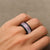 Mele Kalikimaka Hawaii Christmas Spinner Ring Akala Seamless Floral Motif - Polynesian Pride